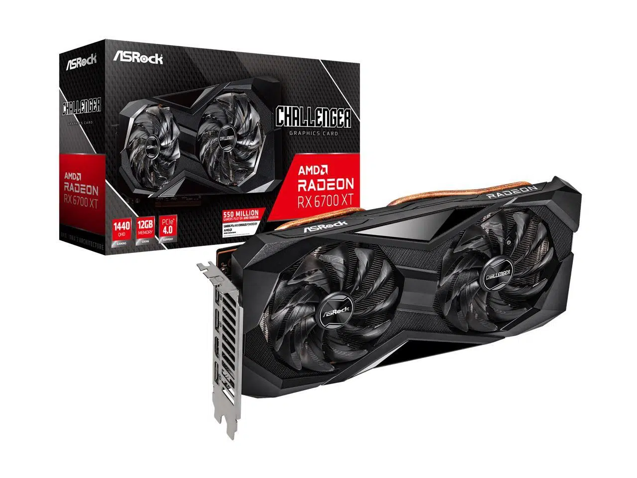 AsRock_RX 6700XT_1 Tarjeta de video AMD Radeon RX 6700XT - 12 GB GDDR6 - AsRock Challenger - Imagen 1