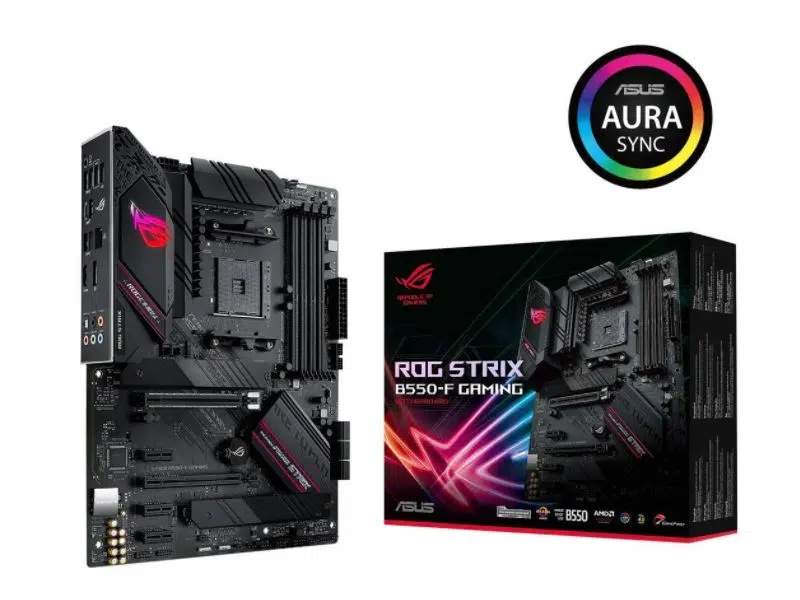 ROG STRIX B550-F-GAMING MOTHERBOARD ASUS_CANVA Placa madre ASUS Rog Strix, B550-F Gaming, ATX, AMD AM4 - Imagen 1