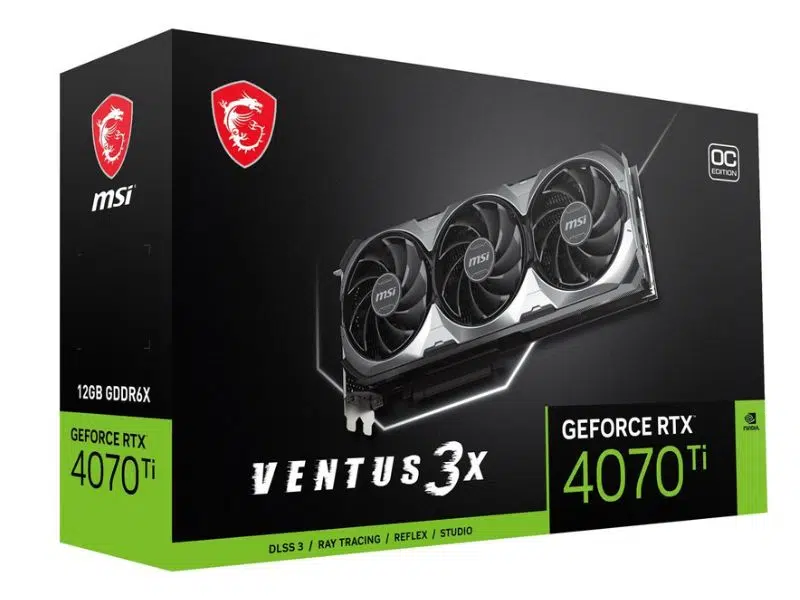 RTX 4070 TI VENTUS 3X MSI_12_canva Tarjeta de Video, Nvidia RTX 4070 Ti, 12 GB GDDR6X, MSI Ventus 3X - Imagen 1