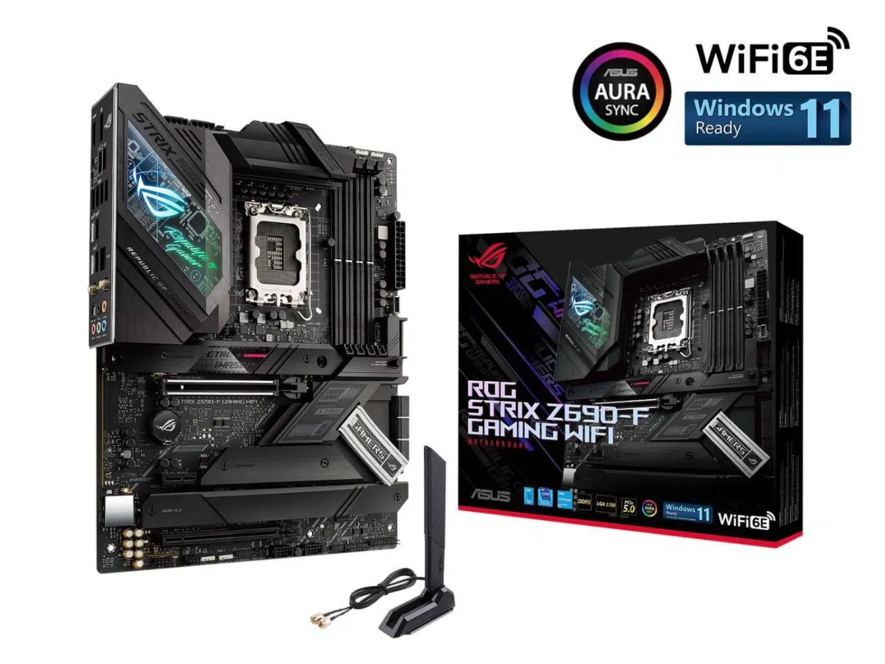 Z690-F ASUS ROG Strix Gaming WiFi Intel LGA 1700 DDR5 WiFi 6E ATX (Open Box) Z690-F ASUS ROG Strix Gaming WiFi Intel LGA 1700 DDR5 WiFi 6E ATX (Open Box) - Imagen 1