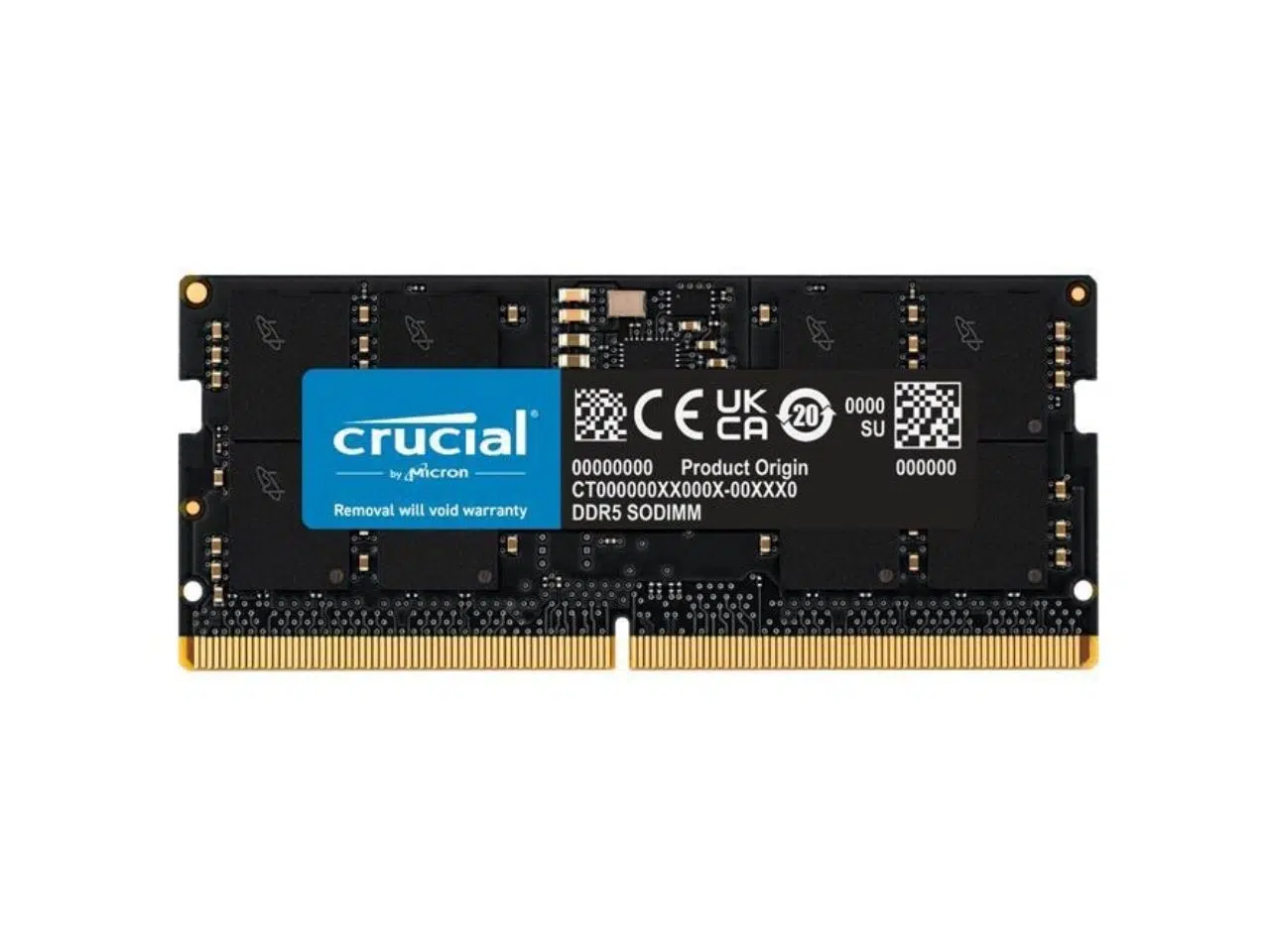 Memoria RAM 16 GB DDR5 (1x 16GB) 4800 MHz SODIMM, Crucial Memoria RAM 16 GB DDR5 (1x 16GB) 4800 MHz SODIMM, Crucial - Imagen 1