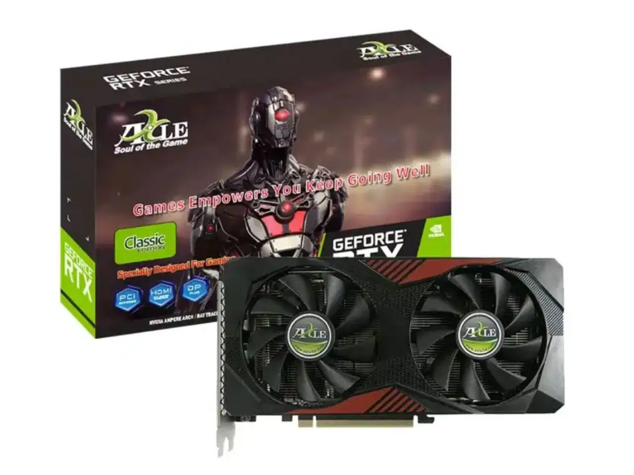 Nvidia RTX 3060 Ti, 8 GB GDDR6, Axle Classic Edition Nvidia RTX 3060 Ti, 8 GB GDDR6, Axle Classic Edition - Imagen 1