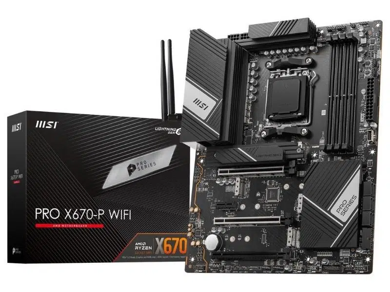 Placa Madre MSI Pro X670-P WiFi, Socket AM5, DDR5, ATX Placa Madre MSI Pro X670-P WiFi, Socket AM5, DDR5, ATX - Imagen 1