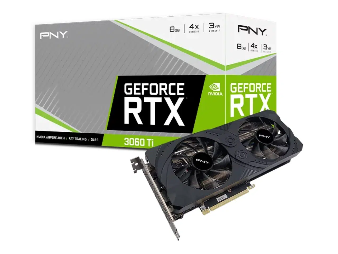 Nvidia RTX 3060 Ti 8GB GDDR6 PNY (Open Box) Nvidia RTX 3060 Ti 8GB GDDR6 PNY (Open Box) - Imagen 1