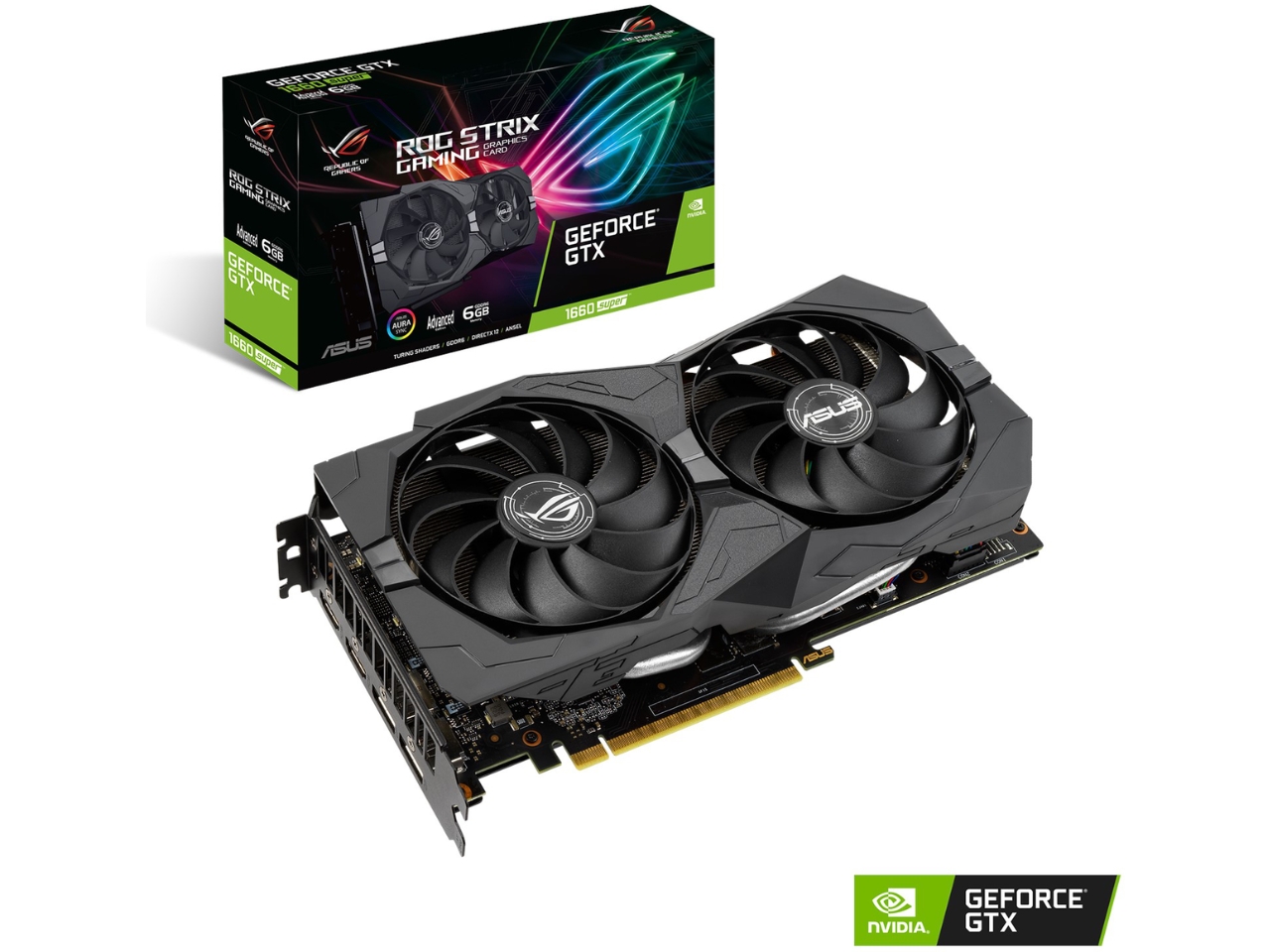 Nvidia GTX 1660 Super 6GB GDDR6 ASUS ROG Strix