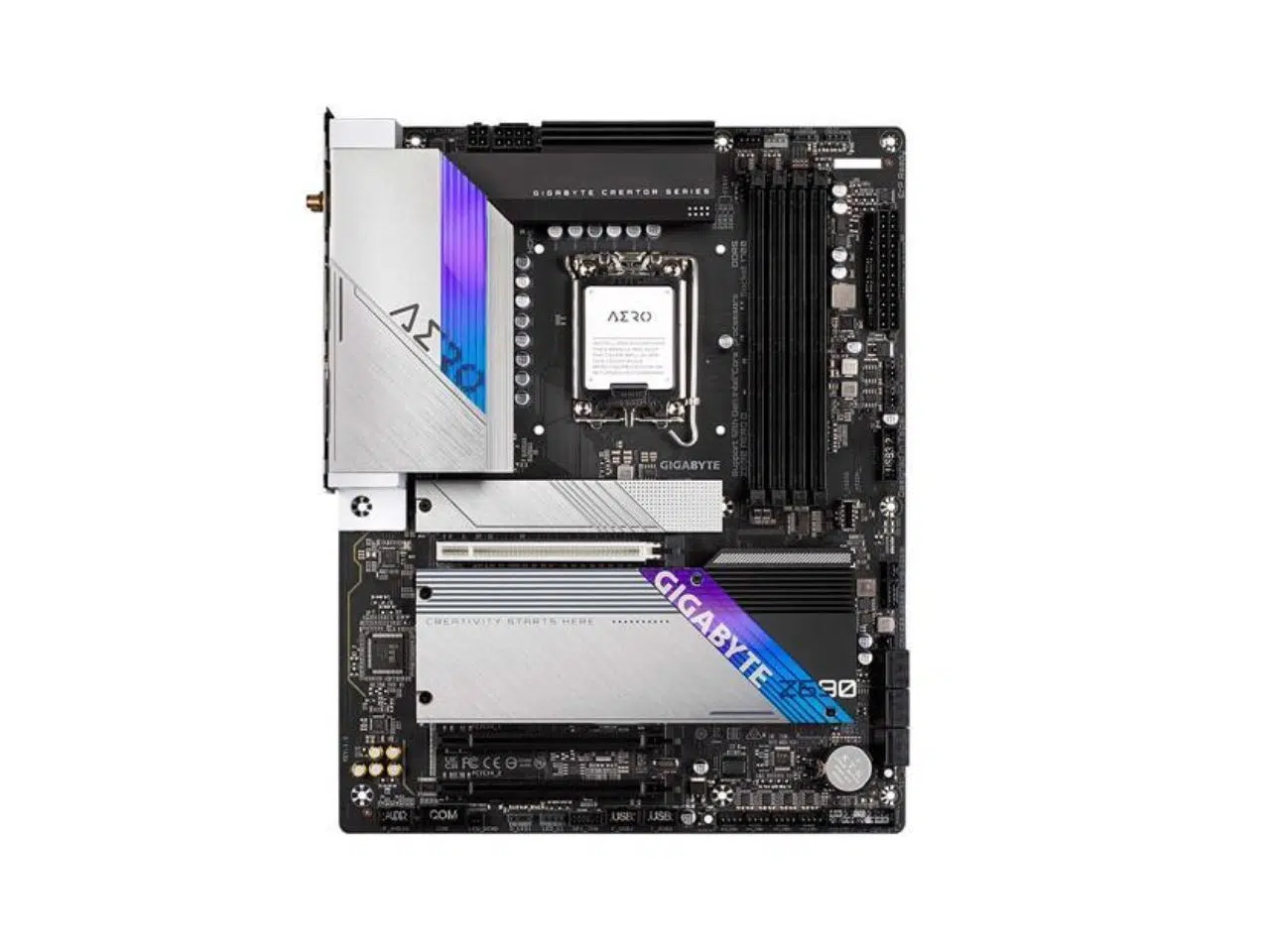 PUBLICACIONES CANVA (4) Placa Madre Intel Gigabyte Aero G Z690 DDR5 WiFi 6 ATX (Open Box) - Imagen 1