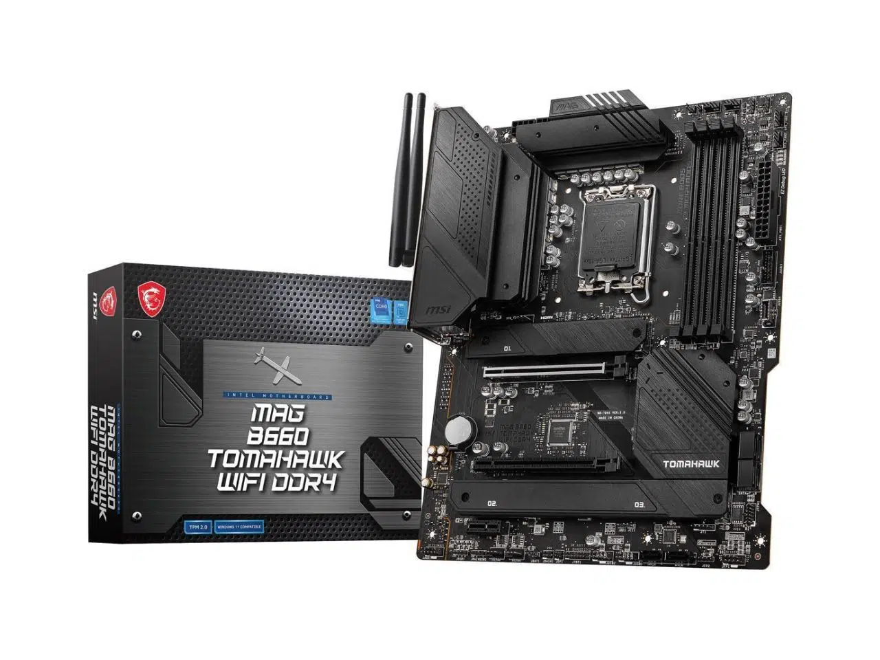 xr:d:DAGBecHM3PM:2,j:365215405779565629,t:24040417 Placa Madre Intel MSI MAG B660 Tomahawk WiFi DDR4 ATX (Open Box) - Imagen 1
