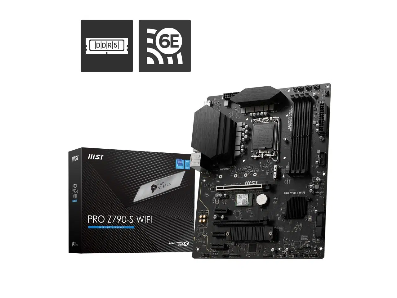Placa Madre Intel MSI Z790-S WiFi DDR5 ATX Placa Madre Intel MSI Z790-S WiFi DDR5 ATX - Imagen 1