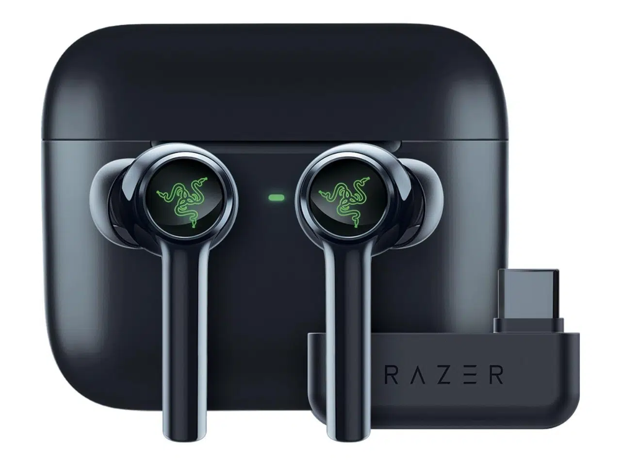 RAZER HAMMERHEAD PRO_1_CANVA Audífonos Inalámbricos Razer Hammerhead Pro Hyperspeed, para juegos de PC, PlayStation, Switch, móvil. Color Negro (Open Box) - Imagen 1