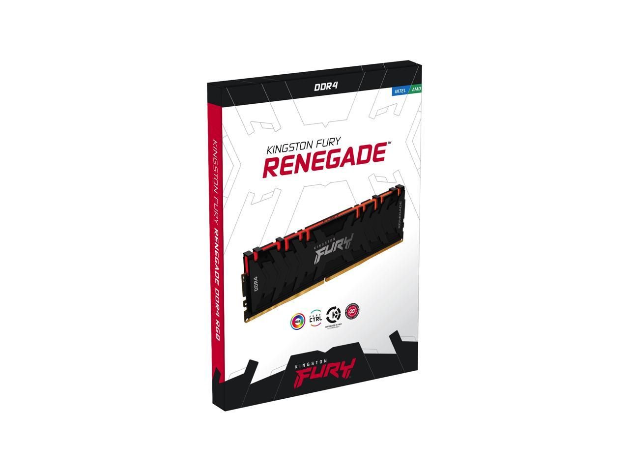 Memoria RAM 16GB (2 x 8GB) DDR4 3600 MHz Kingston Fury Renegade