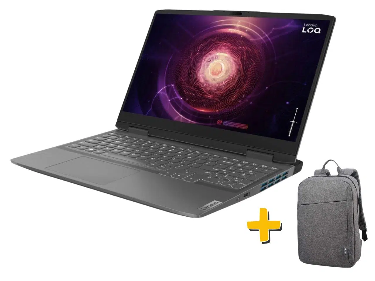Lenovo LOQ R7 RTX 4070+mochila_1 Lenovo LOQ | Ryzen 7 7435HS | NVIDIA RTX 4070 | 16GB RAM | 512GB SSD | 15.6"FHD | Win11 | + Mochila - Imagen 1