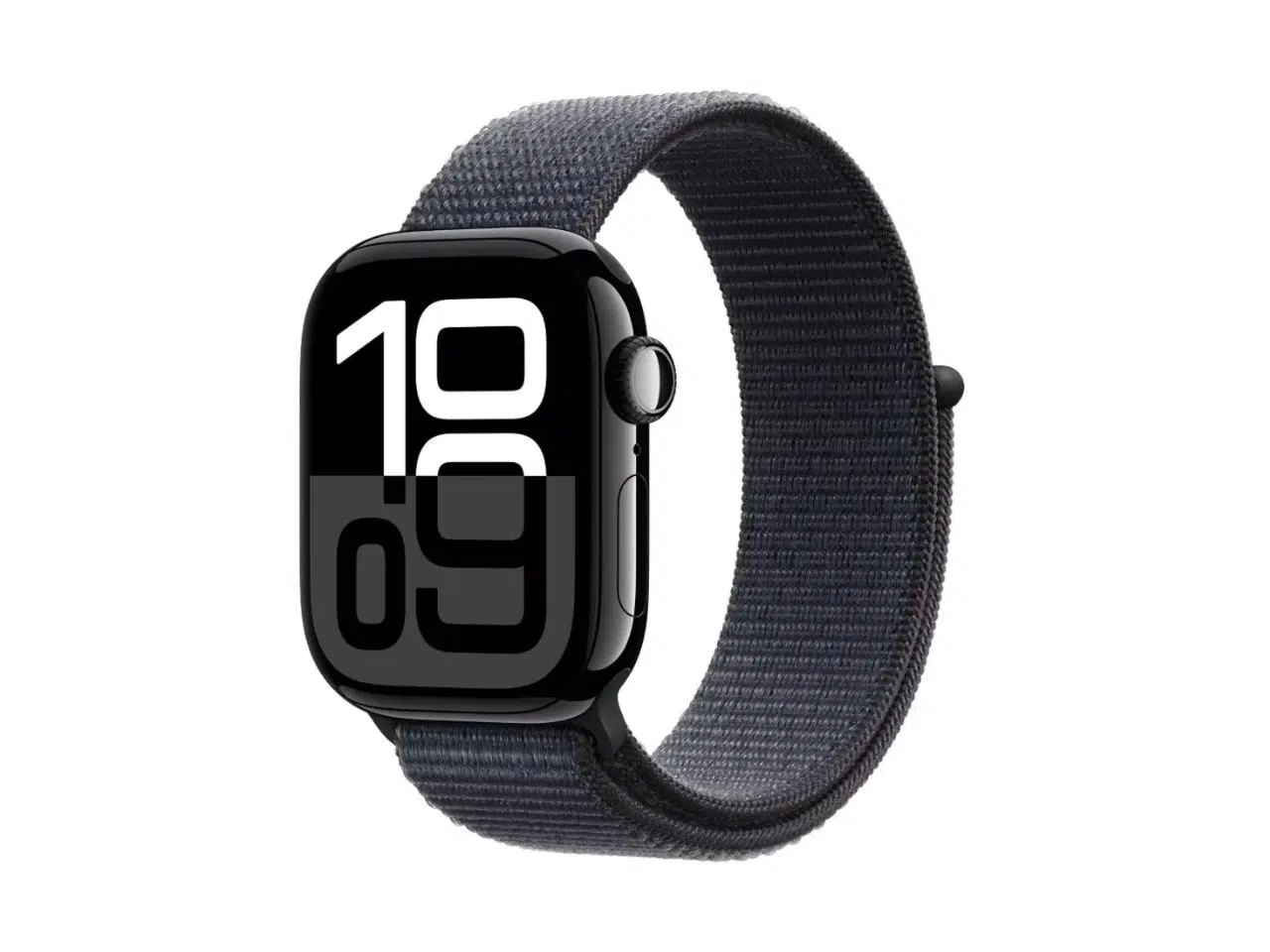 Apple Watch series 10 Jet Black_1 Apple Watch Series 10 (GPS) | Jet Black Aluminum 42mm | Black Sport Band M/L - Imagen 1