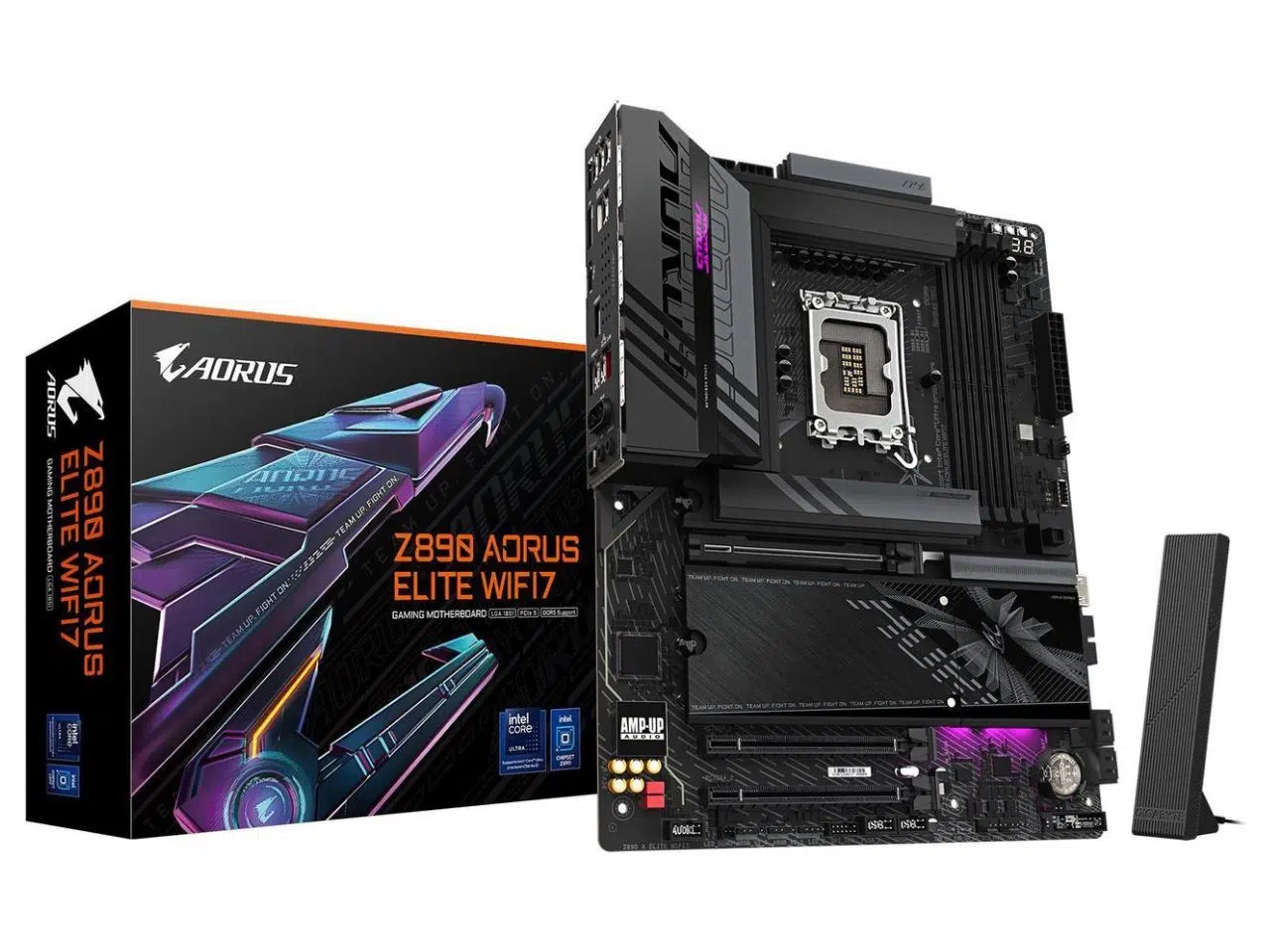 Gigabyte Z890 Aorus Elite WiFi7_1 Placa Madre Gigabyte Z890 Aorus Elite WiFi7 Ultra Core ATX - Imagen 1