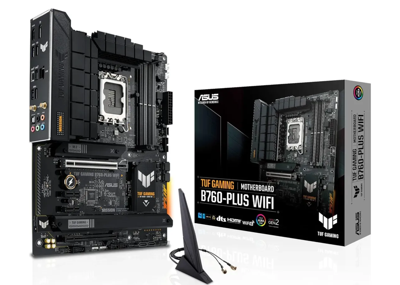Placa Madre MSI AM5 X870 XB70 GAMING PLUS WiFi ATX (21) Placa Madre Intel | ASUS TUF GAMING B760-Plus WiFi |ATX - Imagen 1