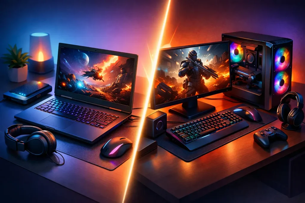 Notebook gamer o desktop: cuál te conviene