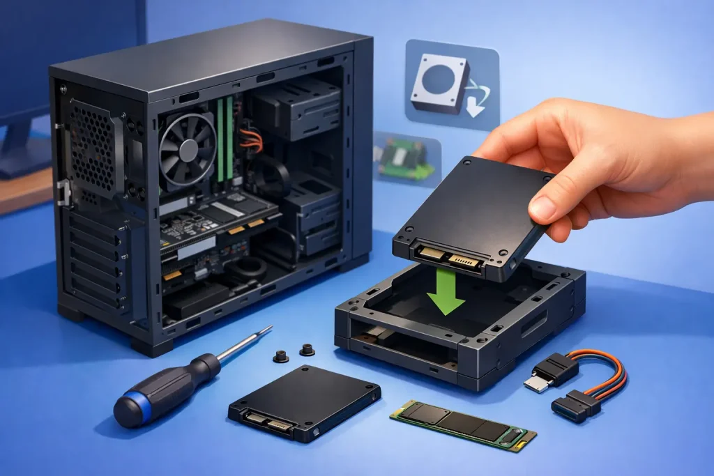Cómo instalar SSD en PC paso a paso