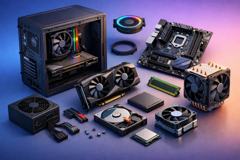 Guía de componentes para PC sin errores