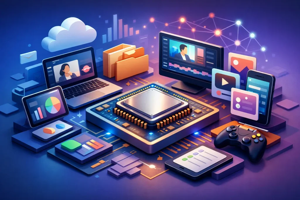 Guía de procesadores para multitarea real