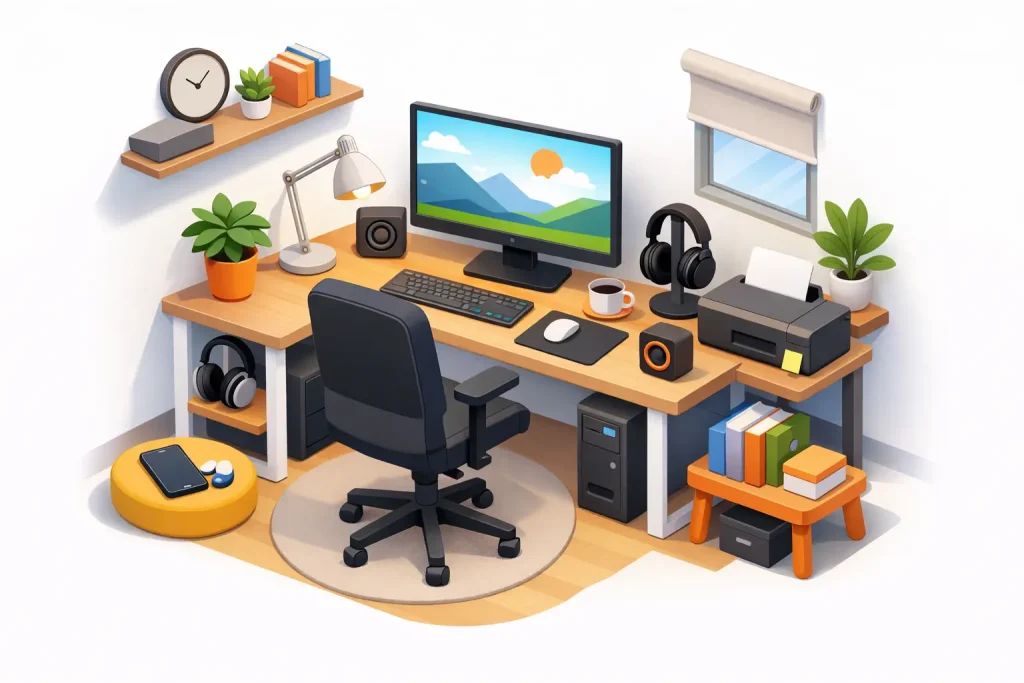 Setup económico para home office que sí rinde