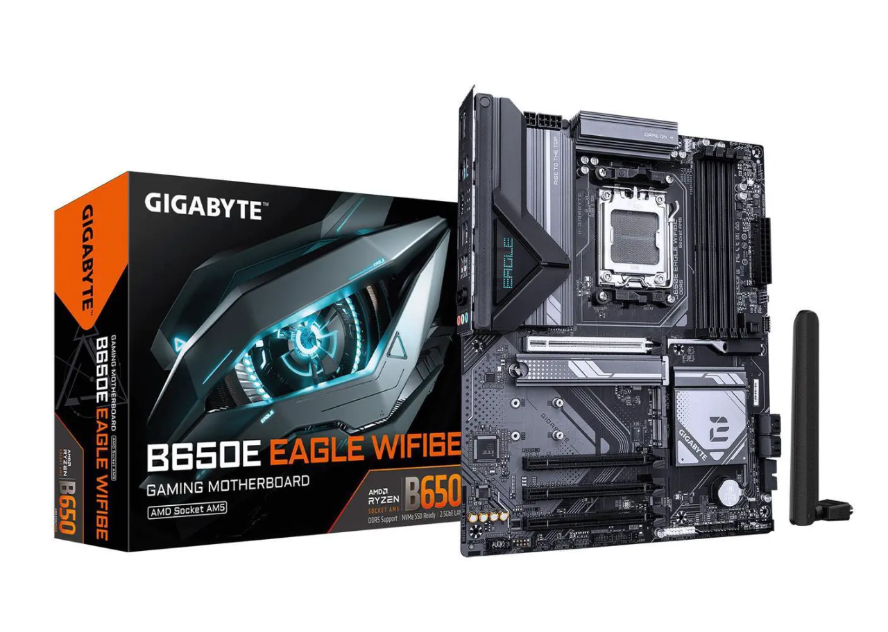 B650E Eagle WiFi_1 Placa Madre AMD AM5 | Gigabyte B650E Eagle WiFi6E | ATX | Ryzen Series 7000 /8000 /9000 - Imagen 1