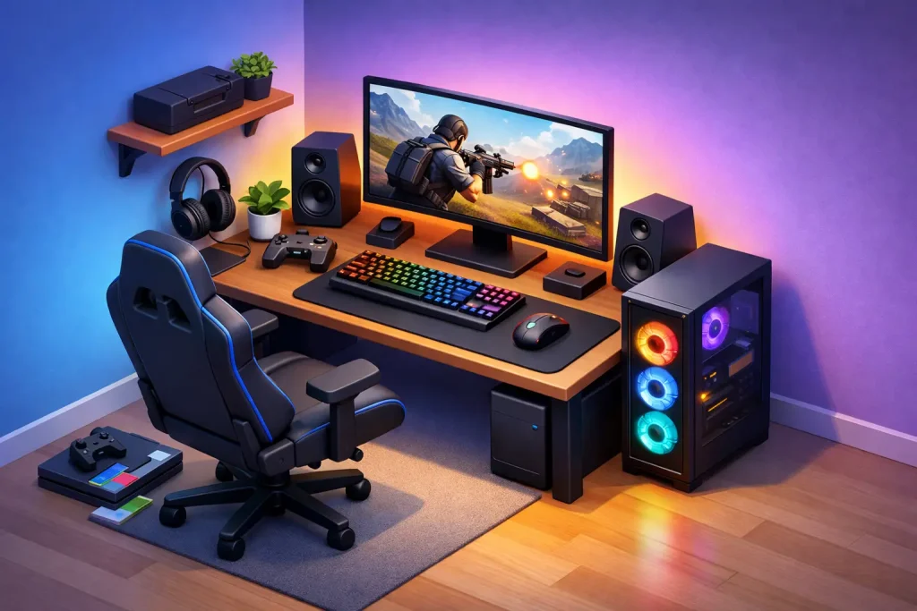 Ejemplo de setup gamer económico para jugar bien
