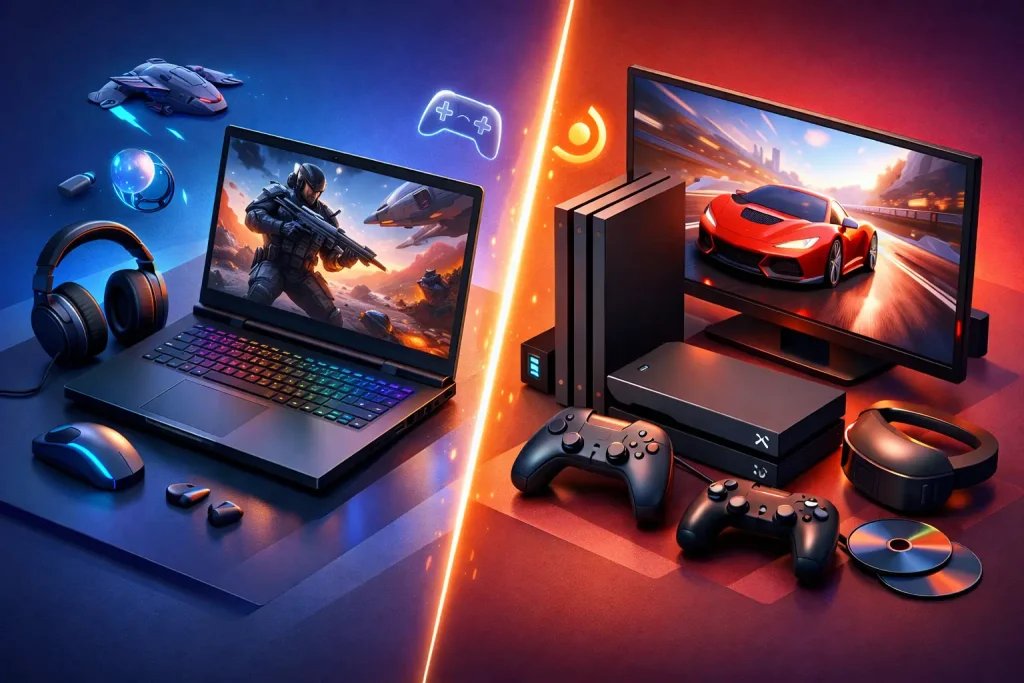 Laptop gaming vs consola: ¿cuál te conviene?