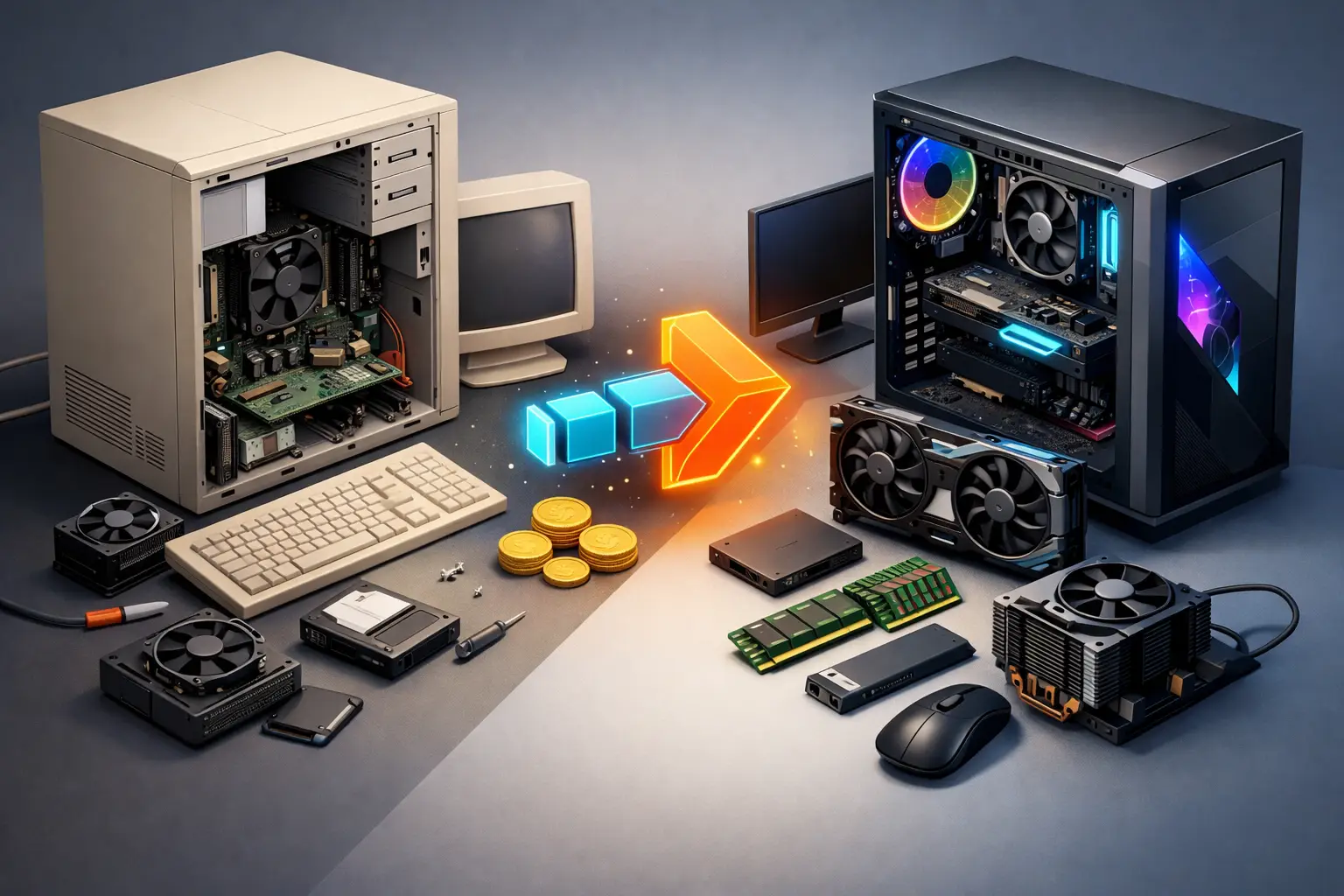 Upgrade de PC antiguo sin gastar de más hoy