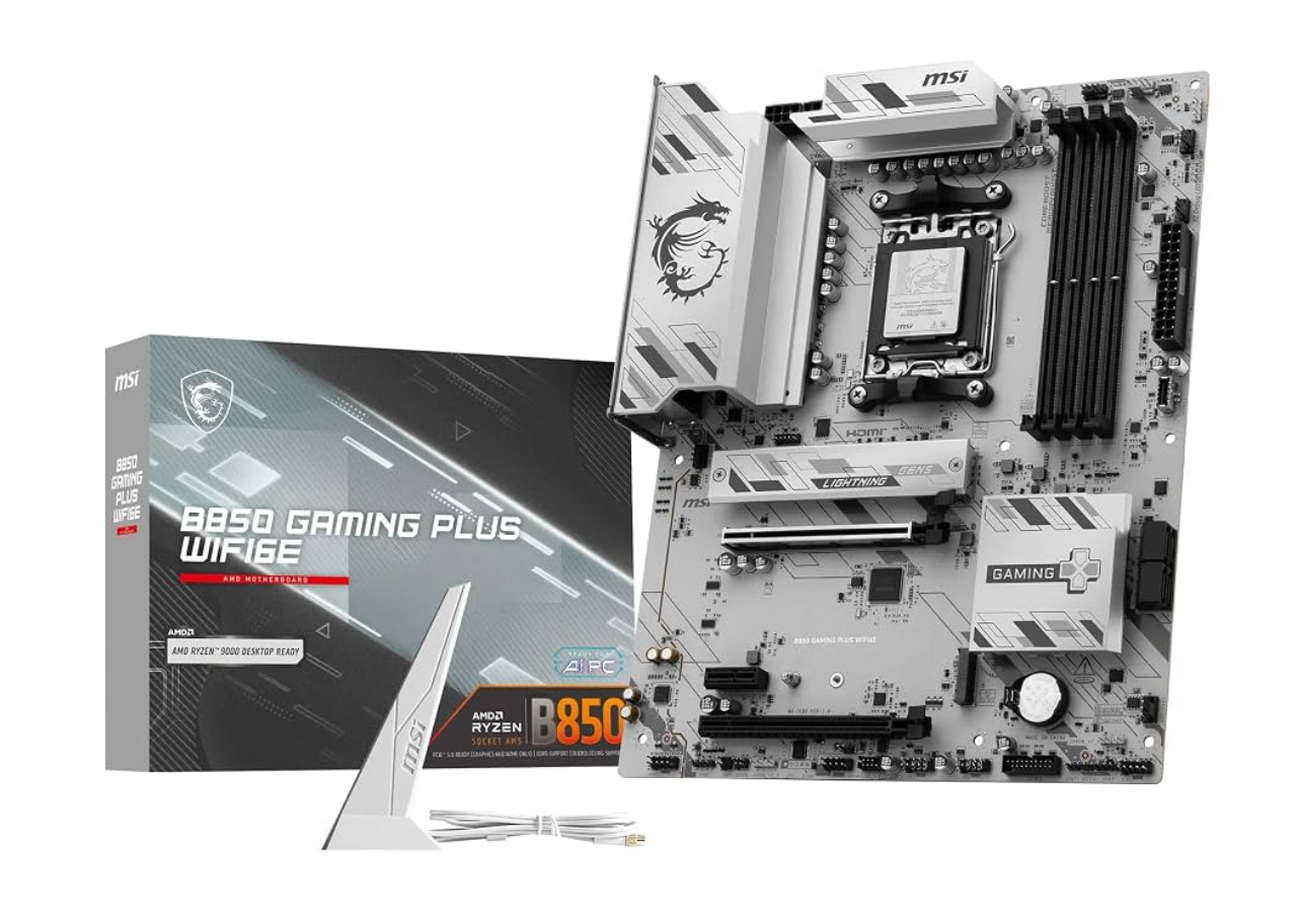 MSI B850 Gaming Plus Wifi6E_1 Placa Madre AMD AM5 | MSI B850 GAMING PLUS WiFi6E | DDR5 | ATX - Imagen 1