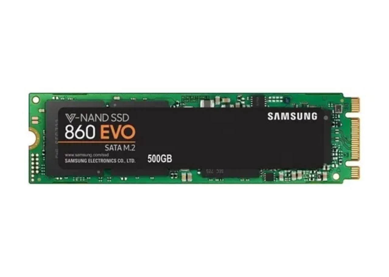 SSD SATA Samsung EVO 860 500GB_1 Almacenamiento SSD 500 GB | SATA M.2 | Samsung 860 EVO | Usado Certificado - Imagen 1