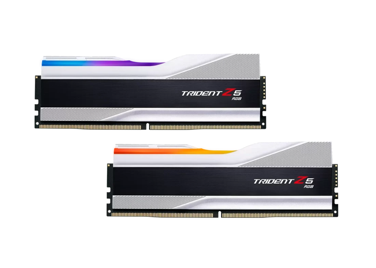 Trident Z RGB Silver_1 Memoria RAM 32GB (2x 16GB) | DDR5 6000 MHz | CL36 | G.Skill Trident Z5 RGB | Usada Certificada - Imagen 1