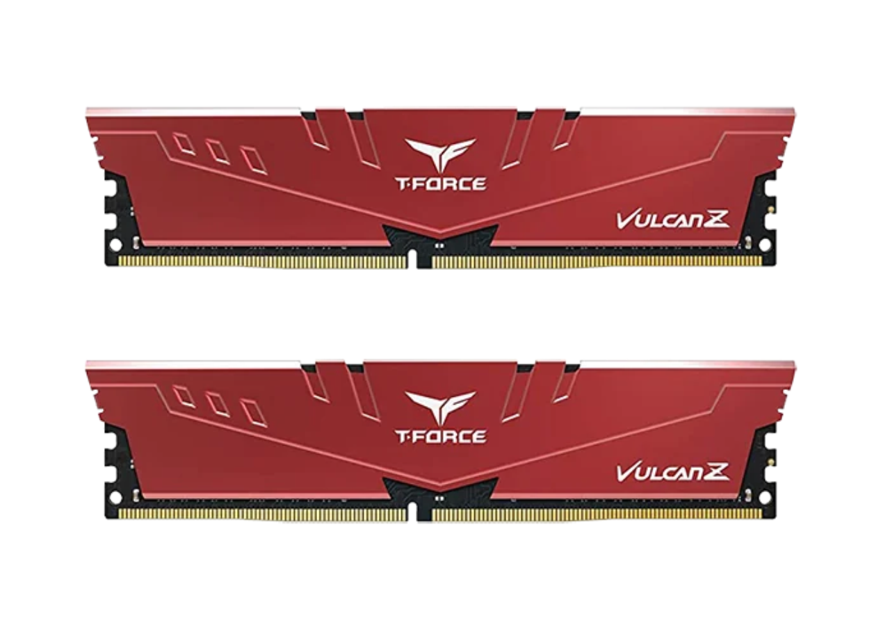 VulvanZ Rojo_1 Memoria RAM 16GB (2x 8GB) | DDR4 3600 MHz | CL18 | T-Force VulcanZ | Rojo | Usado Certificado - Imagen 1