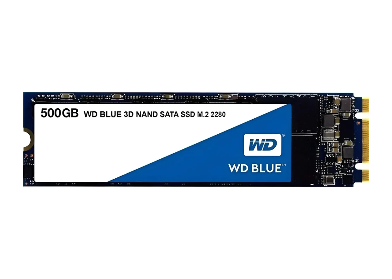 WD SATA 500GB_1 Almacenamiento SSD 500 GB | SATA M.2 | Western Digital Blue | Usado Certificado - Imagen 1