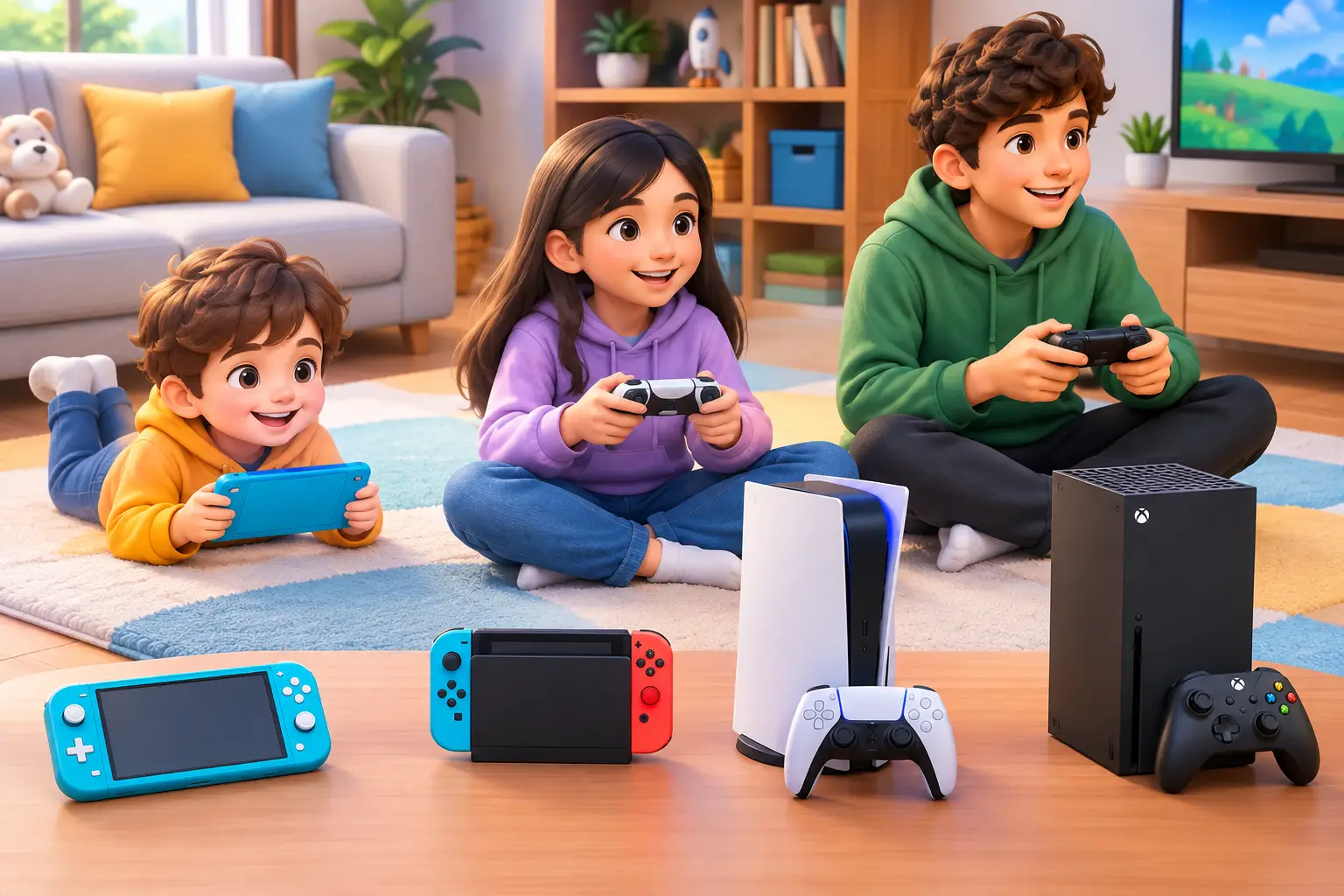 Consola para niños: cómo elegir según su edad